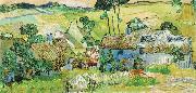 Vincent Van Gogh Farms near Auvers painting